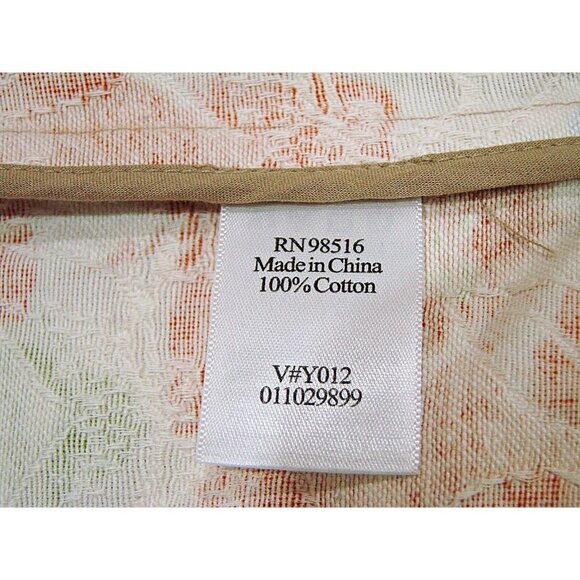 Coldwater Creek Blazer Jacket Floral Open Front Textured Vintage Bright Size 6 - Picture 8 of 11